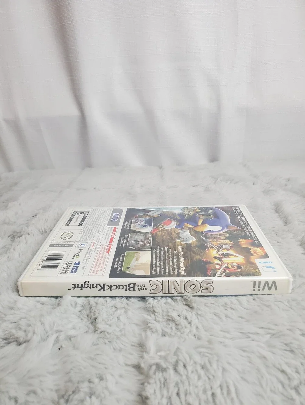 Sonic and the Black Knight (Nintendo Wii, 2009) Original Case & Manuel Works!